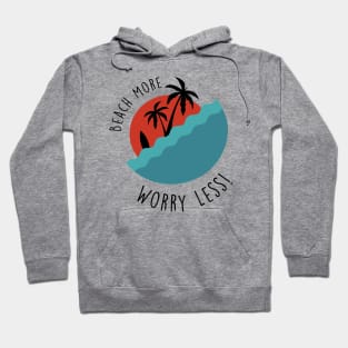 Palm | Beach | Summer Full Of Surfing Hoodie